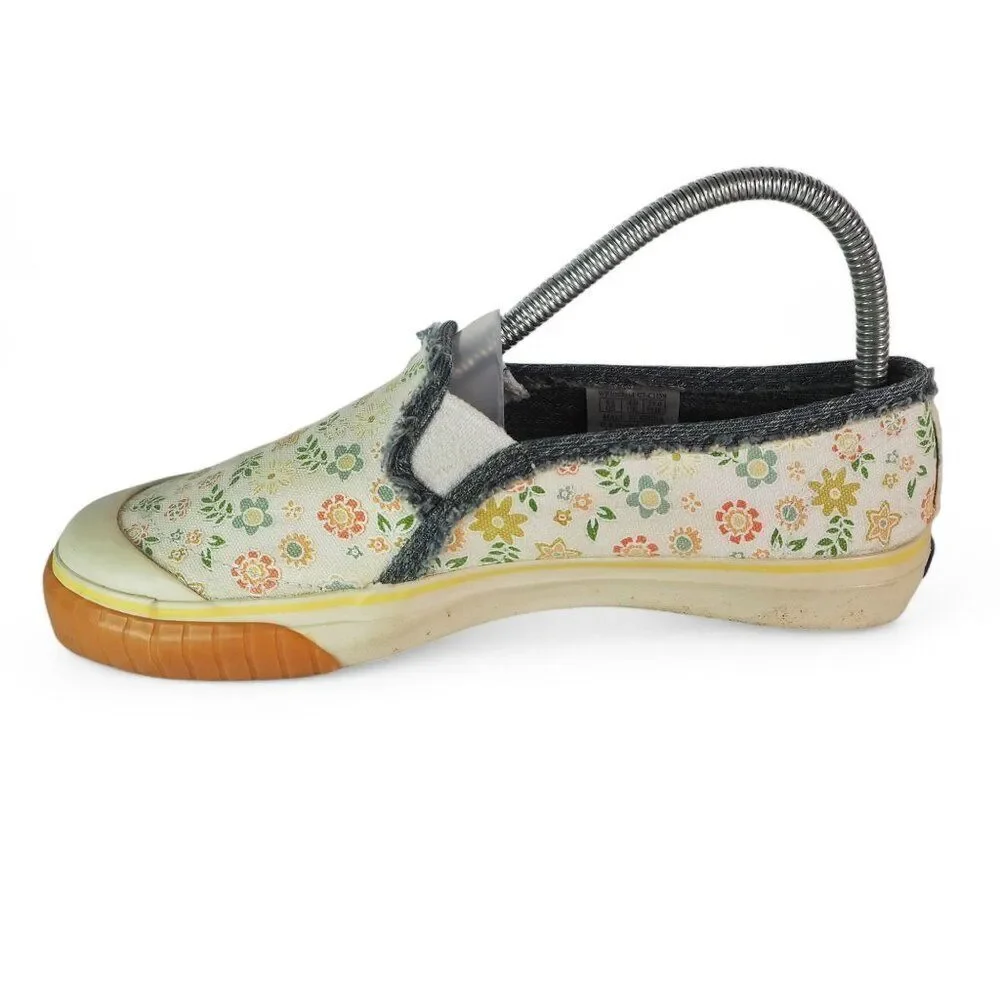 Keds Cap Toe Floral Print Slip-on Casual Loafers Multicolor WF19873M Women's 6.5